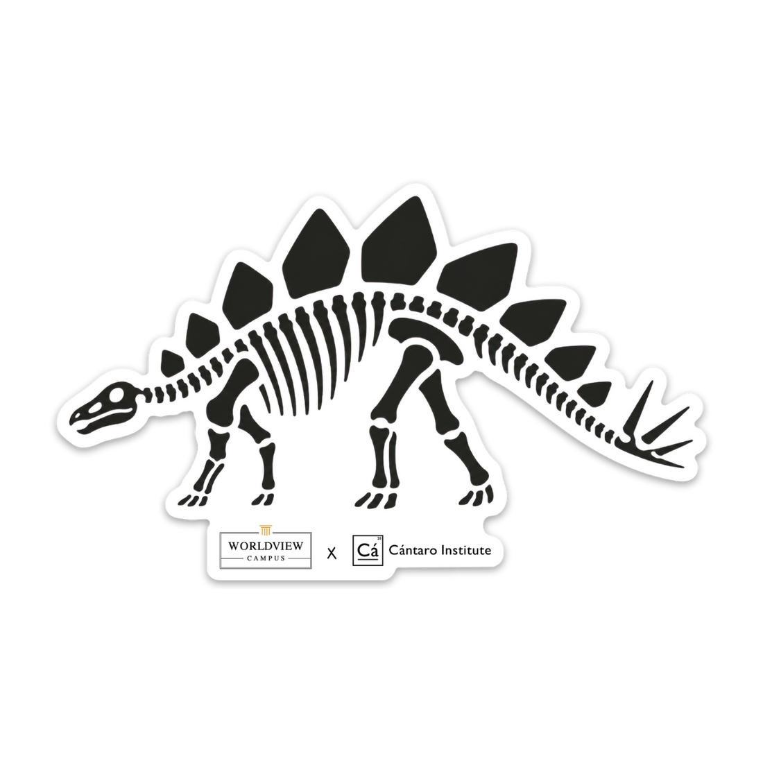 Stegosaurus Fossil Sticker