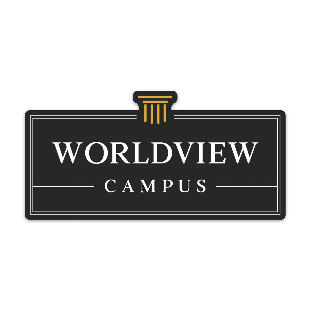 Worldview Campus Sticker