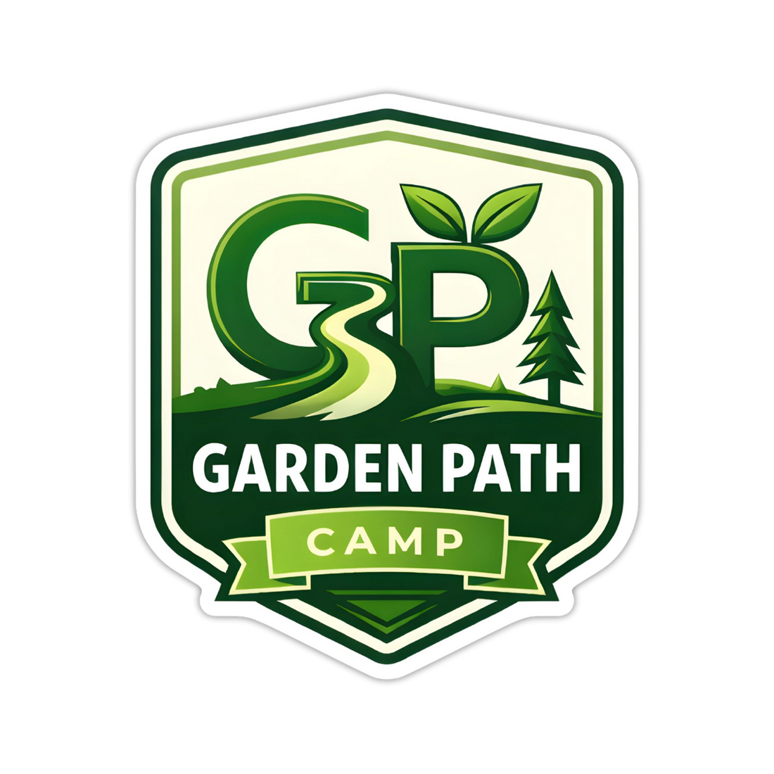 Garden Path Camp Sticker