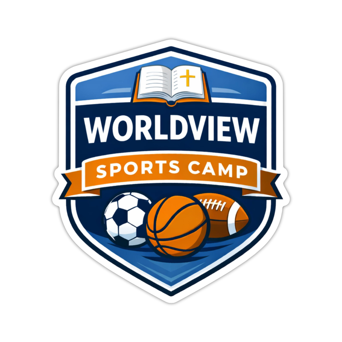 Worldview Sports Camp Sticker