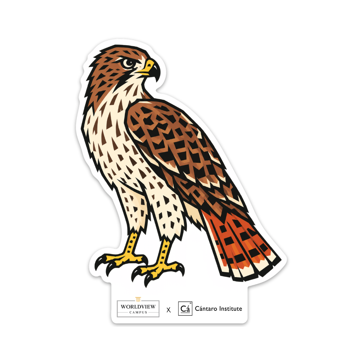 Red Tailed Hawk Sticker