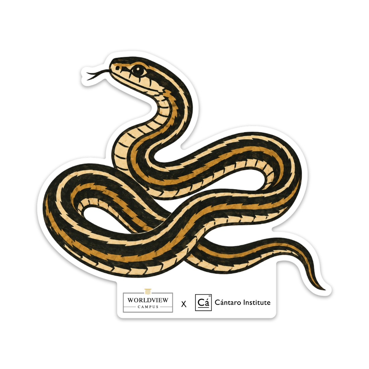 Garter Snake Sticker